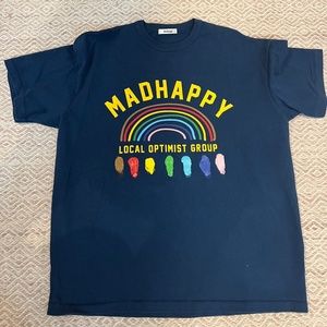 MadHappy HeavyWeight Navy Blue - OPTIMIST TEE!~!!!